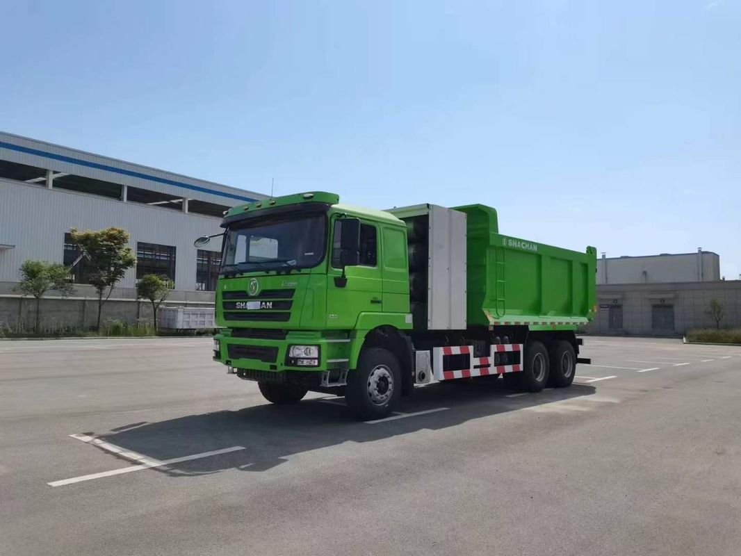 SHACMAN CNG Dump Truck F3000 6x4 with 8×150L CNG Tank WP12.375N Engine and 10JSD180+QH50 Transmission