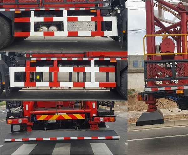 SHACMAN H3000 Oil Drilling Truck 6x4 380HP EuroII White 50Ton Oil Rig Moving Trucks