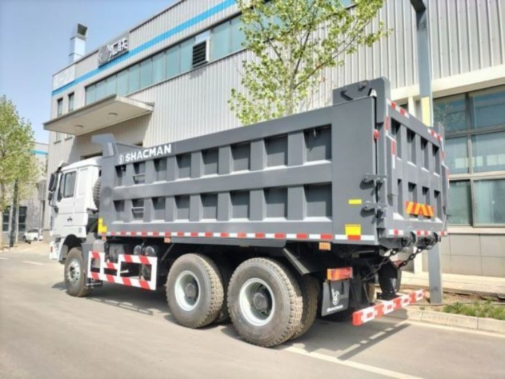 Gray New Heavy Duty SHACMAN F3000 Dump Truck 6x4 420 Euro II  10 Wheels Tipper