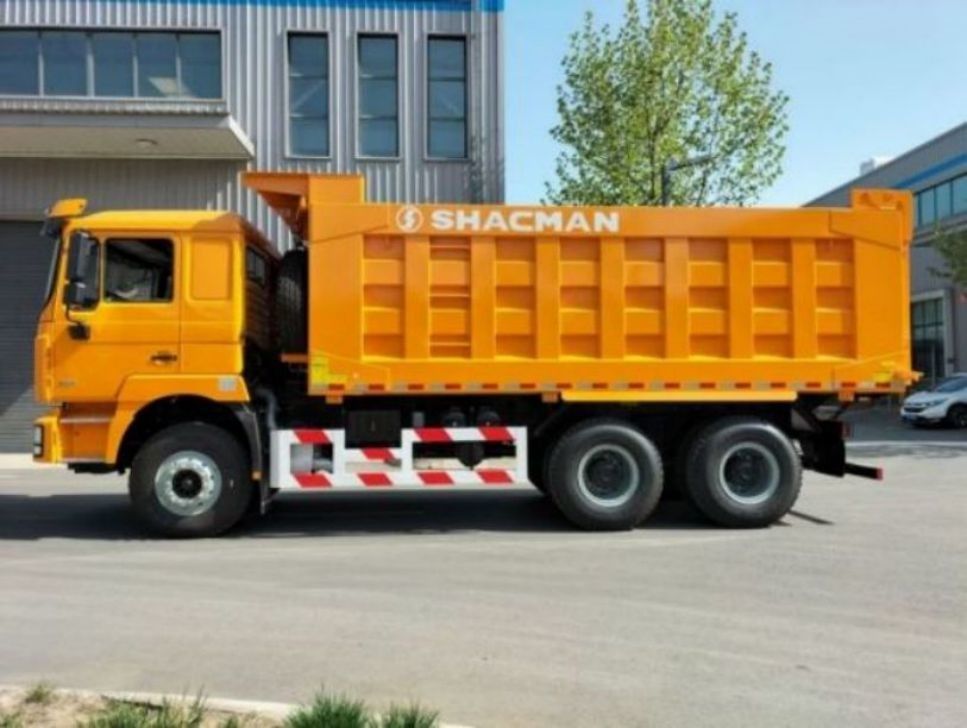 New Heavy Duty SHACMAN F3000 Tipper Dump Truck 6x4 380 EuroII Yellow 10 Wheels