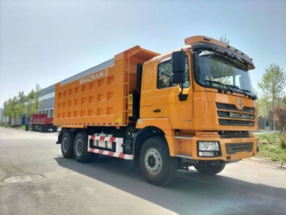 10 Wheels SHACMAN F3000 Tipper Truck 6x4 375 EuroV Yellow with 24 months guaranteed