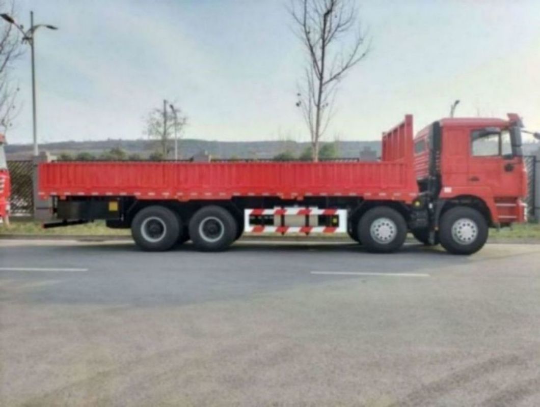 SHACMAN F3000 Lorry Truck 8x4 430Hp Red Van Truck For Composite Transport