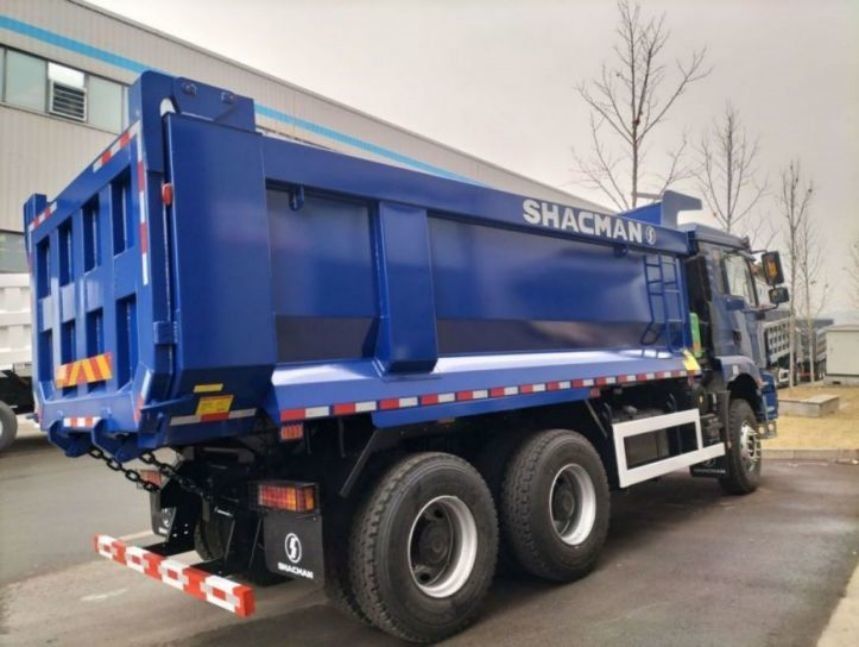 SHACMAN Dump Truck 6x4 H3000 340 EuroII Blue Cargo box for u-type tipper