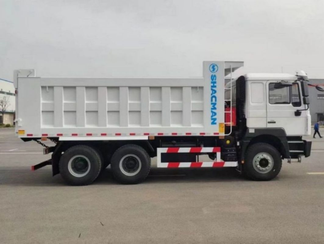 New Heavy Duty 10 Wheels SHACMAN Dump Truck F3000 6x4 340Hp Euro II White
