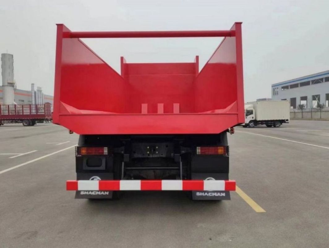 10 Tries SHACMAN Red Dumper Truck F3000 Dump Truck Vehicle 380HP For Mining
