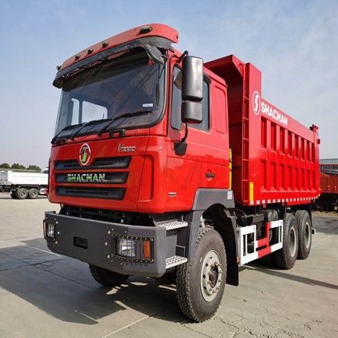 10 Tries SHACMAN Red Dumper Truck F3000 Dump Truck Vehicle 380HP For Mining
