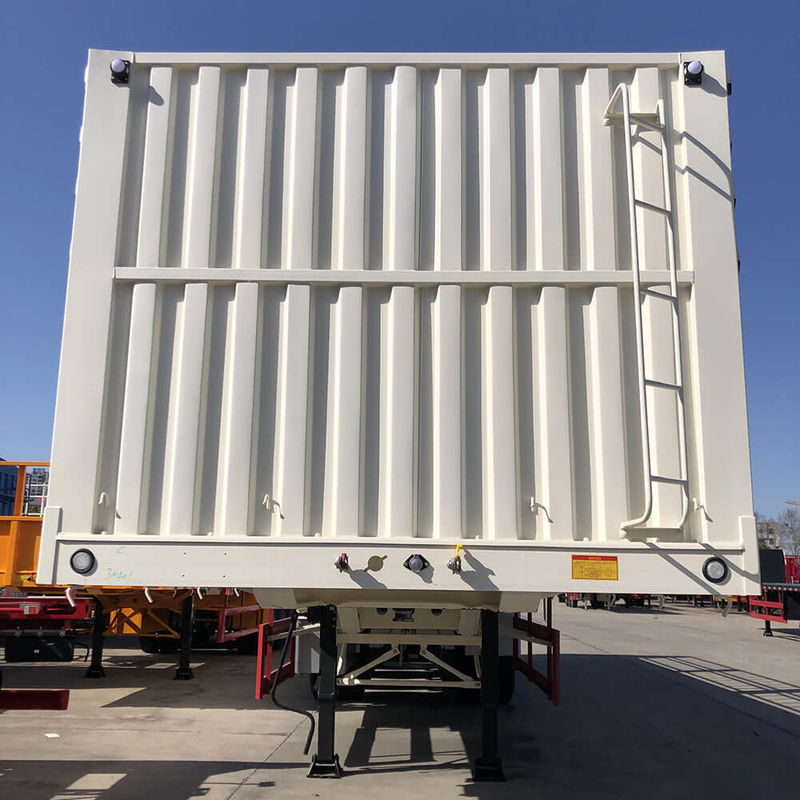4Axles High Fence Semi Trailer 60 Ton 13 Ton Semi Transport Trailer Truck Ce
