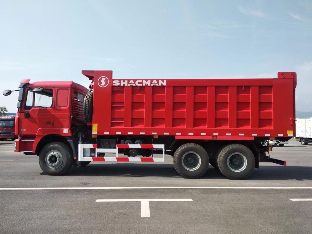SHACMAN F3000 Heavy Duty Dump Truck with 9.5T /2*16 T Axle 300L Fuel Tank and Medium-length Flat Top Cabin