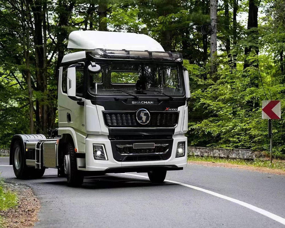 Fuel- SHACMAN X5000 Tractor Truck 4x2 430HP EuroV with 400L Fuel Tank and Multi-layer Plate Spring Suspension