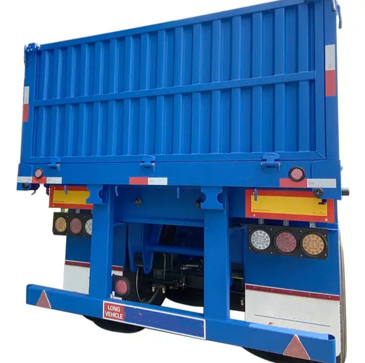 CIMC 4 axles flatbed semi-trailer with 1000mm sidewall 40Ton transport trailer truck