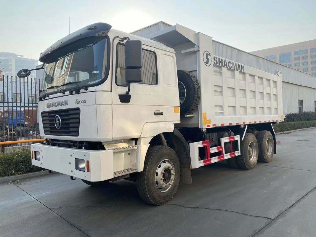 10 Wheel Tipper Truck F2000 Left Hand Drive 6x4 Dump Truck SHACMAN Diesel Engine WP10.290E32