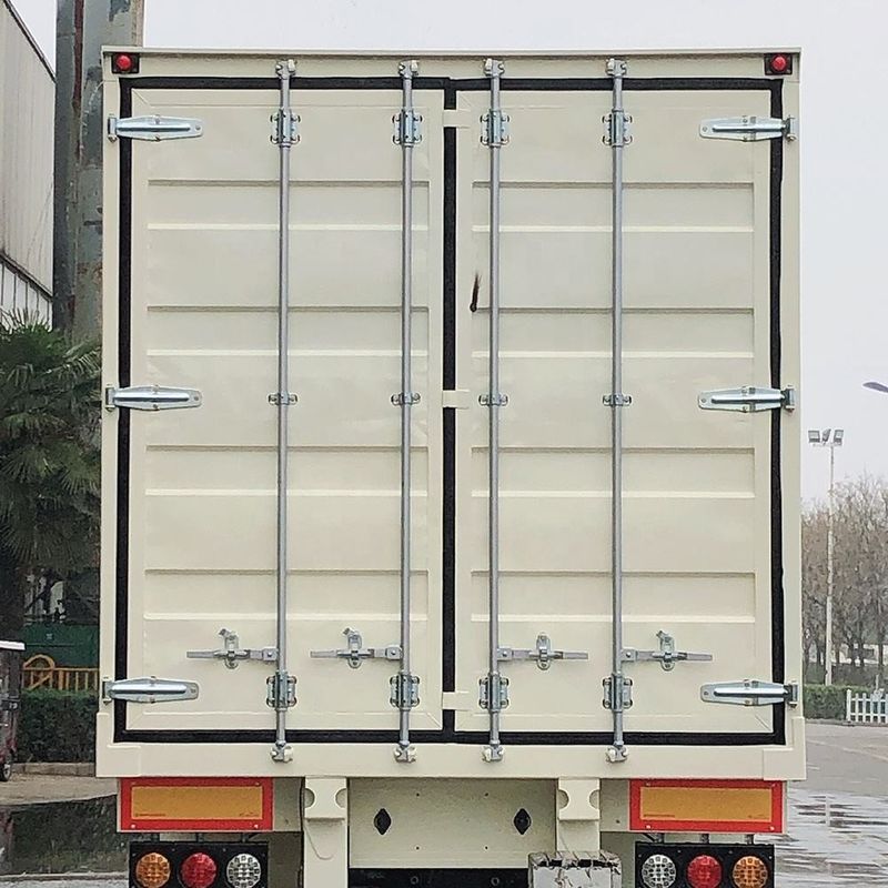 SHACMAN Van Type Semi Trailer 50T 3 Axle Foot Dry Semi Trailer Truck CIMC