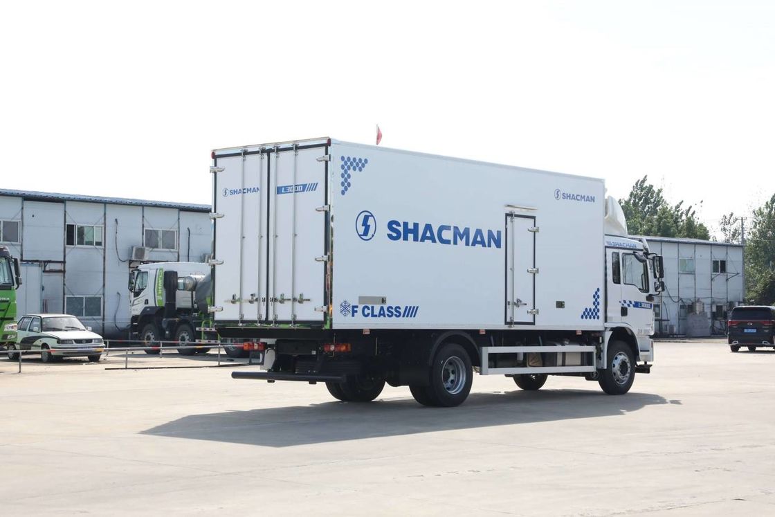 SHACMAN L3000 Van Cargo Truck 4x2 340Hp Lorry truck 290Hp Euro II White 6 wheels  Cargo Truck