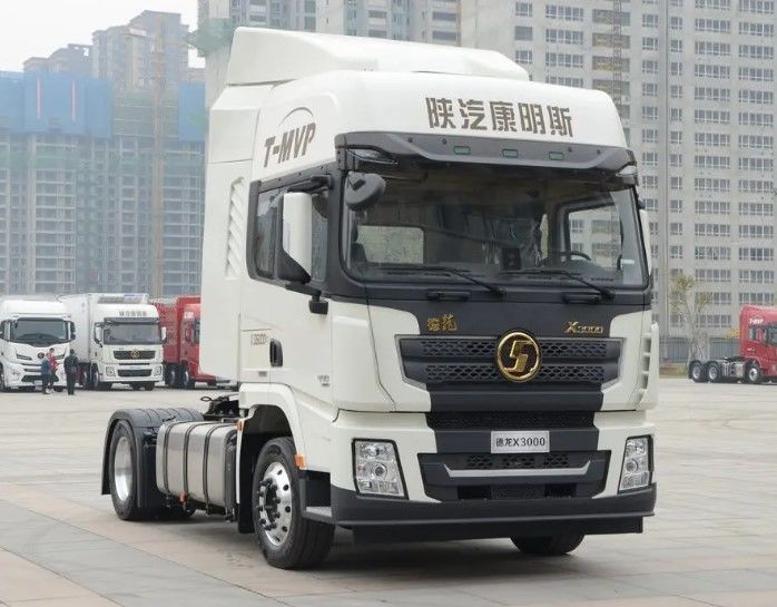 Manual Gear-change 10 Wheelers Tractor Truck SHACMAN 430hp X3000 4x2 Double Sleeper Cab Tractor Head