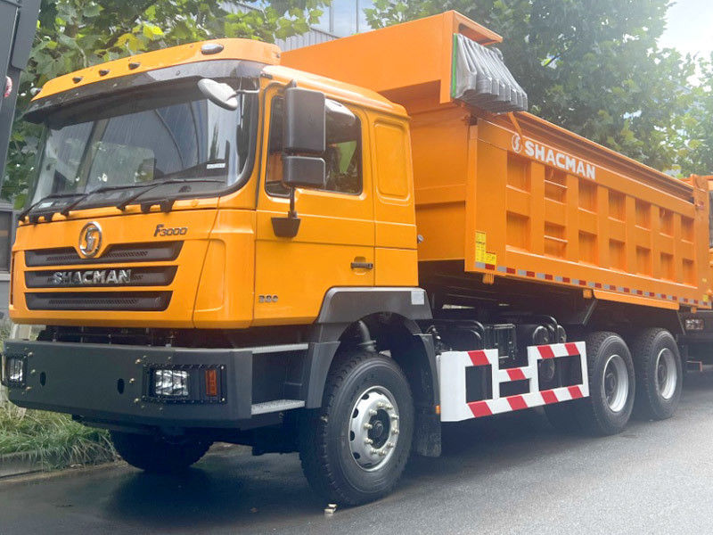 Aurora White Heavy Dump Truck with MAN 2*16 T Double-stage Axle and φ430 Diaphragm Spring Clutch