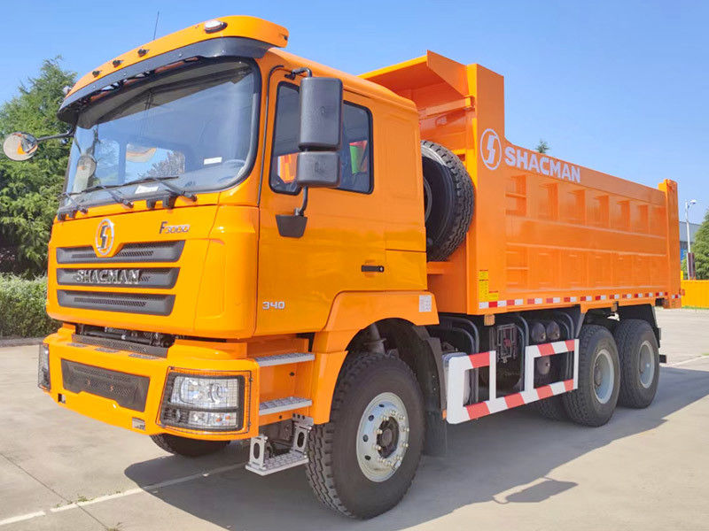 Heavy Dump Truck with MAN 2*9.5T /2*16 T Double-stage Axle φ430 Diaphragm Spring Clutch and Neon Red/Aurora White/Klein Blue/Brandy Color Options