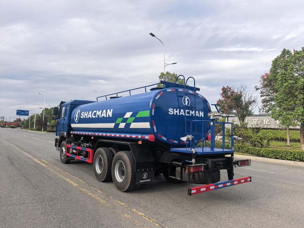 SHACMAN F3000 6x4 Water Tank Truck with 300L Fuel Tank and 7.5T/2*13 Double Stage Axle