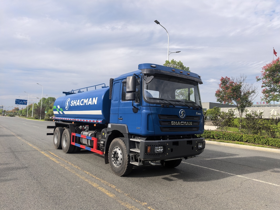 SHACMAN F3000 6x4 Water Tank Truck with 300L Fuel Tank and 7.5T/2*13 Double Stage Axle