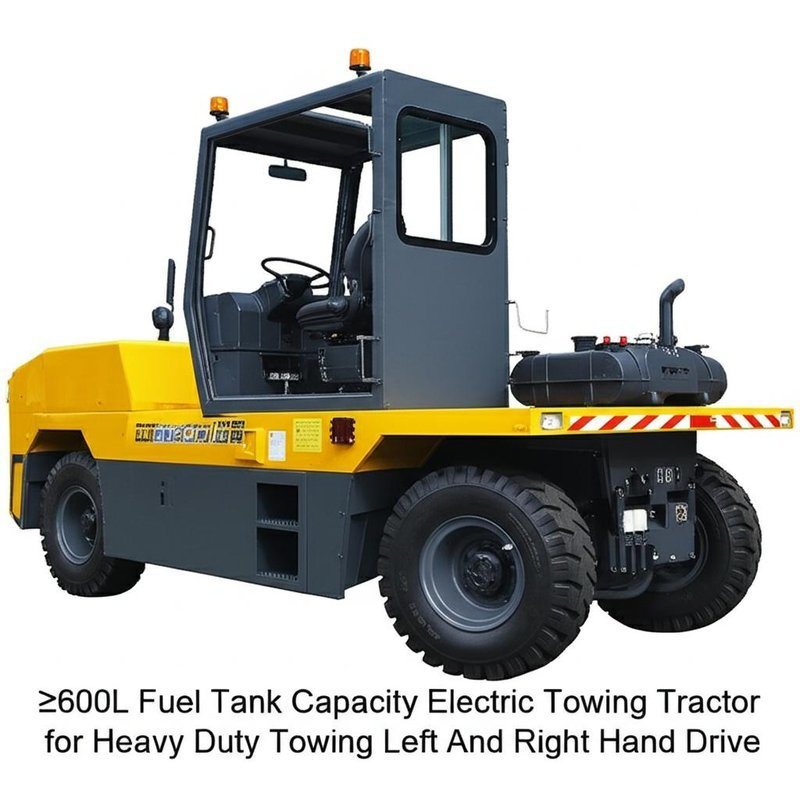 ≥600L Fuel Tank Capacity Electric Towing Tractor for Heavy Duty Towing Left And Right Hand Drive
