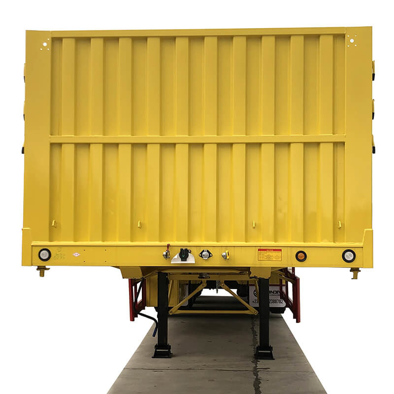 40ft 3 Axle Flatbed Semi Trailers KTL Painting Container Trailer Truck