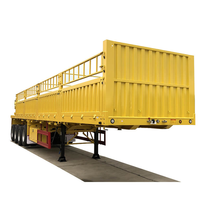 40ft 3 Axle Flatbed Semi Trailers KTL Painting Container Trailer Truck